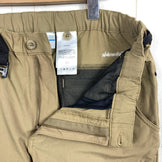 Columbia Men's Stretch Softshell Pants, Size Small, Beige. This item is a softshell nylon trousers (z00054305).
