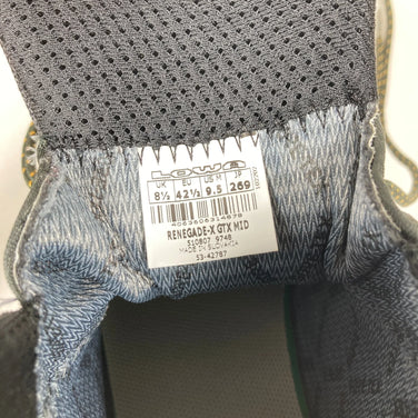 Lowa Renegade X GT Mid Men's Gore-Tex Trekking Boots, Size 26.9cm, Black (z00053984)