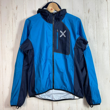 Men's Small Blue Montura Rain Light Jacket, Nylon, Outerwear, Jacket, Rain Shell, z00054193
