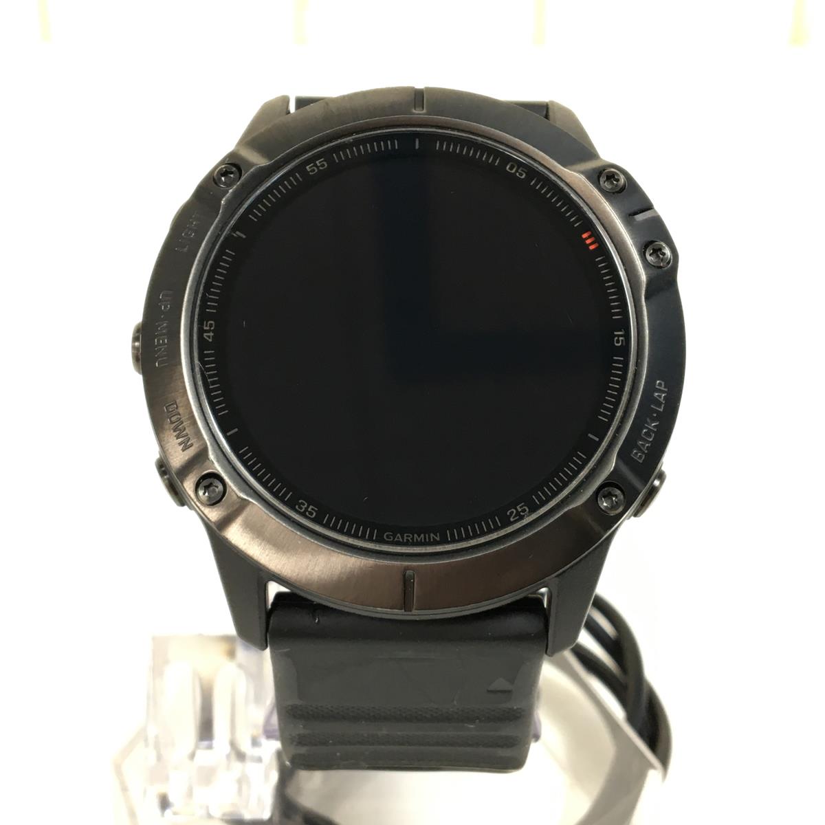 [OneSize Black] Garmin Fenix 6X 蓝宝石 GPS 智能手表 010-02157-43 户外手表时钟电子设备精密设备