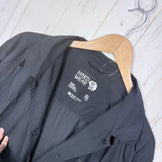【Men's XL ブラック系】 Mountain Hardwear ( マウンテンハードウェア ) コア エアシェル シャツ ジャケット Kor AirShell Shirt Jacket ナイロン ウェア トップス インナー シャツ ロングスリーブシャツ 化繊 z