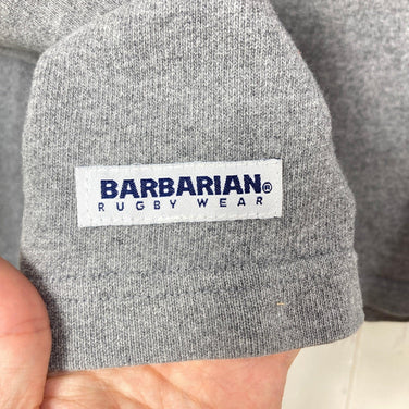 【Men's M グレー系】 Barbarian ( バーバリアン ) コットン ロングスリーブ ティー コットン ウェア トップス インナー シャツ ロングスリーブTシャツ クルーネック コットン z00057894  コットン ロングスリーブTシャツ クルーネ