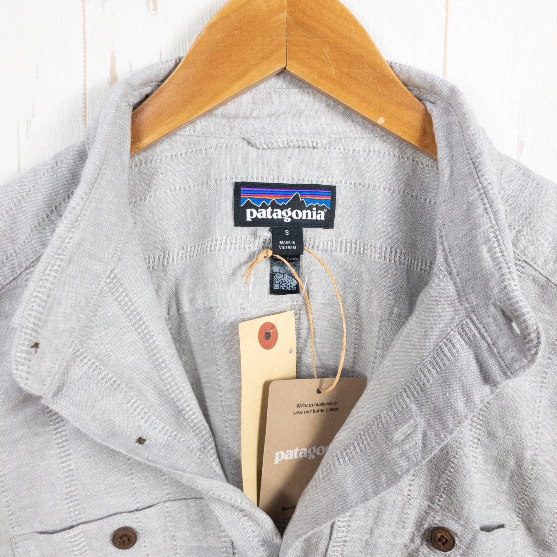 【Men's S グレー系】 2025 Patagonia ( パタゴニア ) バック ステップ シャツ Back Step Shirt SLDS / Salt Grey ヘンプ ウェア トップス インナー シャツ ショートスリーブシャツ コットン z000526 - 【公式】2ndGEAR（セカンドギア）Webショップ【登山用品・アウトドア用品専門 買取販売店】