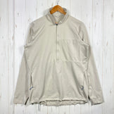 男式 M 米色 Houdini Daybreak 套头衫，涤纶长袖衬衫，合成纤维，z00053075