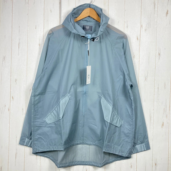 【Unisex 2 ブルー系】 Rawlow Mountain Works ( ロウロウマウンテンワークス ) ドリズラーフーディー Drizzler Hoodie Aqua ナイロン ウェア トップス アウター ジャケット ウィンドシェル z00053677 Aq
