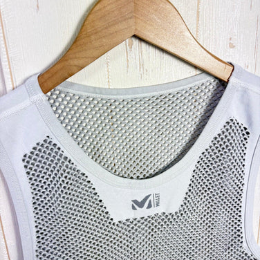 【Men's L/XL グレー系】 Millet ( ミレー ) ドライナミック メッシュ ノースリーブ クルー Drynamic Mesh NS Crew ウェア トップス インナー シャツ タンクトップ ノースリーブシャツ z00058910  タンクトップ ノース