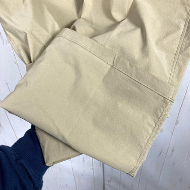 Montbell Convertible Cargo Pants, Men's S-Long Beige, Light Tan Nylon, z00054063