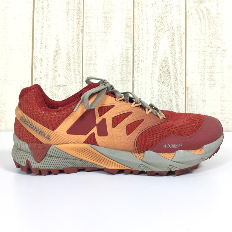 【Women's 23.5cm レッド系】 Merrell ( メレル ) アジリティピークフレックス2 E-メッシュ トレイルランニングシューズ J12556 Women's  トレイルランニングシューズ フットウェア