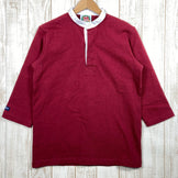 【Men's S ワインレッド系】 Barbarian ( バーバリアン ) ラグビーシャツ ラガーシャツ ヘンリーネック 7分袖 カナダ製 コットン ウェア トップス インナー シャツ ショートスリーブTシャツ クルーネック z00050143 ショートスリーブTシ - 【公式】2ndGEAR（セカンドギア）Webショップ【登山用品・アウトドア用品専門 買取販売店】