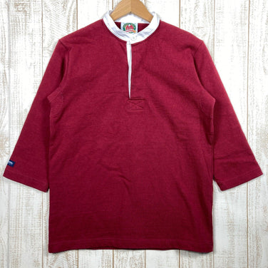【Men's S ワインレッド系】 Barbarian ( バーバリアン ) ラグビーシャツ ラガーシャツ ヘンリーネック 7分袖 カナダ製 コットン ウェア トップス インナー シャツ ショートスリーブTシャツ クルーネック z00050143 ショートスリーブTシ - 【公式】2ndGEAR（セカンドギア）Webショップ【登山用品・アウトドア用品専門 買取販売店】