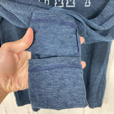 【女款 XL 海军蓝】 The North Face ( 北面 ) 长袖 RDT 羊毛圆领涤纶上衣 内搭 T恤 长袖 T恤 圆领 羊毛 z00058999 羊毛 长袖