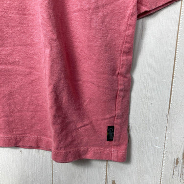 【Men's XL ピンク系】 Gohemp ( ゴーヘンプ ) ワイド フットボール ティー Wide Football Tee ヘンプコットン 七分袖 ワイドシルエット ヘンプ ウェア トップス インナー シャツ ショートスリーブTシャツ クルーネック コットン