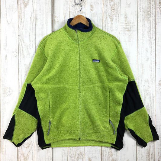 [Men's M Green] Patagonia R2 Jacket, Fleece Jacket, Regulator, European exclusive color, Acid x Classic Navy, Made in Portugal, Hard to find, 25130E International Men's