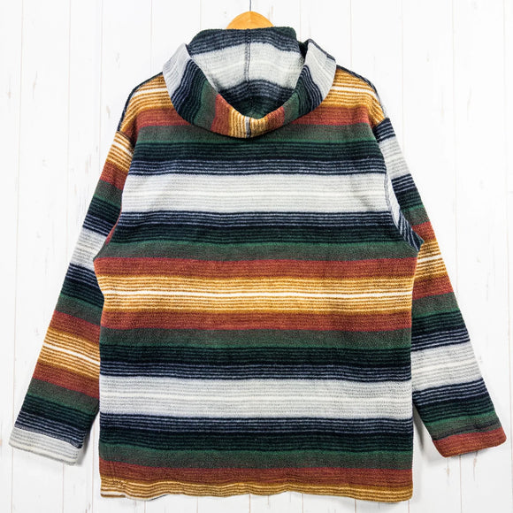 【Unisex M レッド系】 1980s Woolrich ( ウールリッチ ) ネイティブ フリース プルオーバー フーディ ビンテージ オリジナル 入手困難 アノラック パーカー ウール ウェア トップス インナー シャツ フーディ ウール z00052625