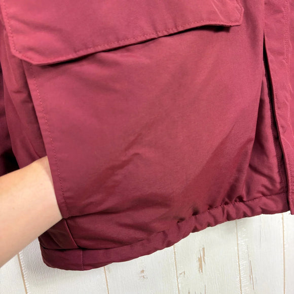 【Men's L レッド系】 2022 Patagonia ( パタゴニア ) イスマス パーカ Isthmus Parka SEQR (Sequoia Red) 化繊中綿 フリース裏地 耐久撥水 ナイロン ウェア トップス アウター ジャケット  z000614