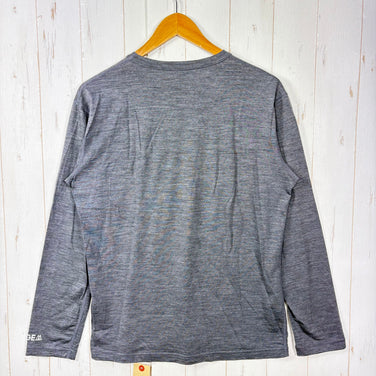 【Unisex M グレー系】 Ridge Mountain Gear ( リッジマウンテンギア ) メリノ ベーシック ロングスリーブ T シャツ Merino Basic Tee Long Sleeve メリノウール ウェア トップス インナー シャツ ロングス