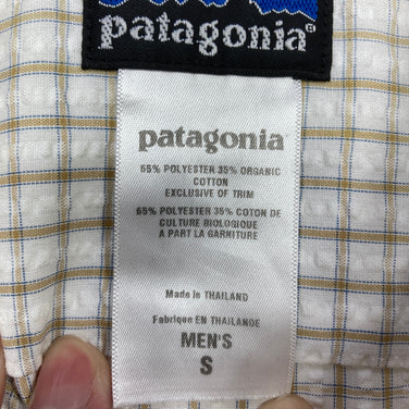 【Men's S ホワイト系】 2009 Patagonia ( パタゴニア ) ショートスリーブ パッカーウェア シャツ Short Sleeved Packerwear Shirts ELW 生産終了モデル 入手困難 ウェア トップス インナー シャツ ショート