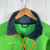 Norrona Svalbard Flex 1 夹克，男款中号，绿色。尼龙软壳外套。产品编号：z00052973。