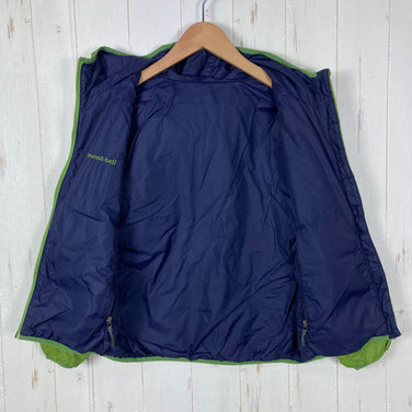 【Kid's 140 グリーン系】 Montbell ( モンベル ) リバーシブル サーマラップ パーカ 化繊ダウン ウェア トップス アウター ジャケット 化繊インサレーション z00056664  化繊インサレーション アウター ジャケット トップス ウェア