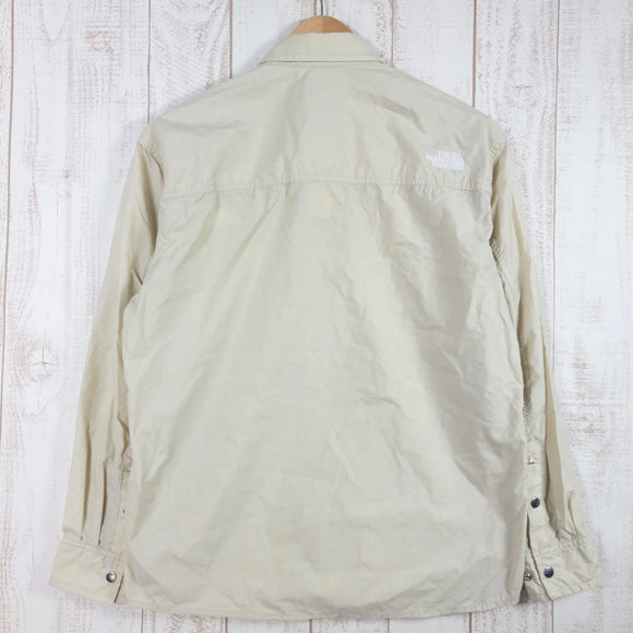【Unisex S ベージュ系】 The North Face ( ザ・ノースフェイス ) ロングスリーブ ヌプシ シャツ L/S Nuptse Shirt NR11961 Asian Unisex  化繊 ロングスリーブシャツ インナー シャツ トップス ウェア