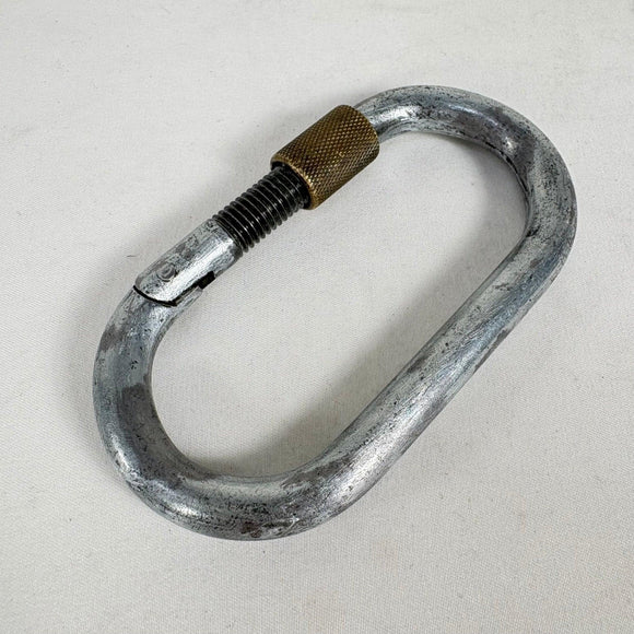【OneSize シルバー系】 1970s Evernew ( エバニュー ) ヴィンテージ カラビナ 4個セット Vintage Carabiner 4-Piece Set PIONEER刻印 スクリューロック混在 ロッククライミングギア z00061781  ロ