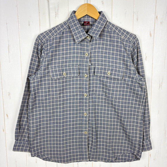 【Men's M ネイビー系】 Montbell ( モンベル ) ロングスリーブ チェックシャツ ポリエステル ウェア トップス インナー シャツ ロングスリーブシャツ 化繊 z00055016  化繊 ロングスリーブシャツ インナー シャツ トップス ウェア