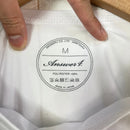 【Men's M ホワイト系】 Answer4 ( アンサーフォー ) ドクロウサギ刺繍 ロングスリーブティー 入手困難 ジェリー鵜飼デザイン ポリエステル ウェア トップス インナー シャツ ロングスリーブTシャツ クルーネック 化繊 z00057168  化繊-8