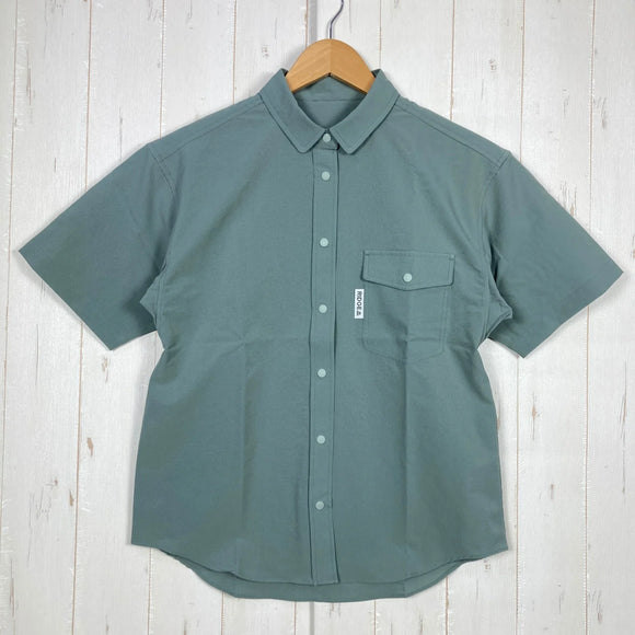 【Women's S グリーン系】 Ridge Mountain Gear ( リッジマウンテンギア ) ベーシック ショートスリーブ シャツ Basic Short Sleeve Shirt Sage Green ポリエステル ウェア トップス インナー シャツ ショ