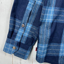 【Men's S ネイビー系】 Aclima ( アクリマ ) レジャーウール リボーン ウール シャツ LeisureWool ReBorn Wool Shirt 106310 366 CHECK NAVY/JEANS z00055895 366 CHECK NA-9