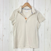 【Women's S アイボリー系】 Marmot ( マーモット ) ショートスリーブ ハーフジップ シャツ ポリエステル ウェア トップス インナー シャツ ショートスリーブシャツ 化繊 z00059206 化繊 ショートスリーブシャツ インナー シャツ トップス