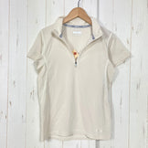 【Women's S アイボリー系】 Marmot ( マーモット ) ショートスリーブ ハーフジップ シャツ ポリエステル ウェア トップス インナー シャツ ショートスリーブシャツ 化繊 z00059206  化繊 ショートスリーブシャツ インナー シャツ トップス