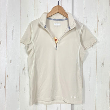 【Women's S アイボリー系】 Marmot ( マーモット ) ショートスリーブ ハーフジップ シャツ ポリエステル ウェア トップス インナー シャツ ショートスリーブシャツ 化繊 z00059206  化繊 ショートスリーブシャツ インナー シャツ トップス - 0