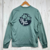 【Men's M グリーン系】 The North Face ( ザ・ノースフェイス ) ロングスリーブ フリーラン リブ クルー L/S Free Run Rib Crew ポリエステル ウェア トップス インナー シャツ ロングスリーブTシャツ クルーネック 化