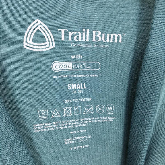 【Unisex S グリーン系】 Trail Bum ( トレイルバム ) Coolmax Print T-Shirts Monarch Tシャツ 19SSTB040008 Unisex Blue Jade 化繊 ショートスリーブTシャツ クルーネック インナー シャ - 【公式】2ndGEAR（セカンドギア）Webショップ【登山用品・アウトドア用品専門 買取販売店】