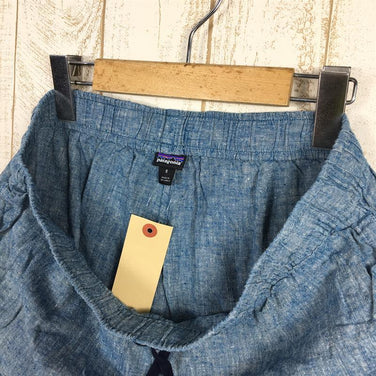 【Women's S ブルー系】 Patagonia ( パタゴニア ) アイランド ヘンプ バギーズ ショーツ 3インチ Island Hemp Baggies Shorts - 3-Inches 57030 International Women's コットン - 【公式】2ndGEAR（セカンドギア）Webショップ【登山用品・アウトドア用品専門 買取販売店】