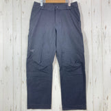 [Men's 30-Short Black] Arcteryx Cronin Cotton Pant Organic Cotton Apparel Bottoms Long Pants Cotton z00057408 Cotton Long Pants Bottoms Apparel