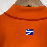【Men's L オレンジ系】 Finetrack ( ファイントラック ) フラッドラッシュ ジップネック Flad Rush Zip Neck ポリエステル ウェア トップス インナー シャツ ロングスリーブシャツ 化繊 z00060178  化繊 ロングスリー