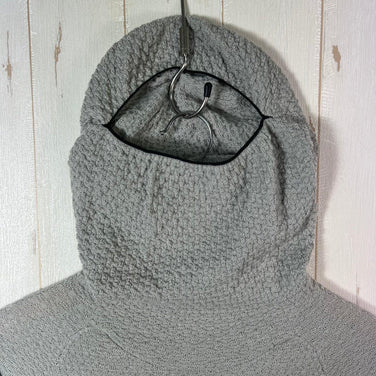 Bring Wonderwear 无缝连帽衫，浅灰色，男女通用，中号，灰色。浅灰色羊毛连帽衫/内搭衬衫。z00054409。