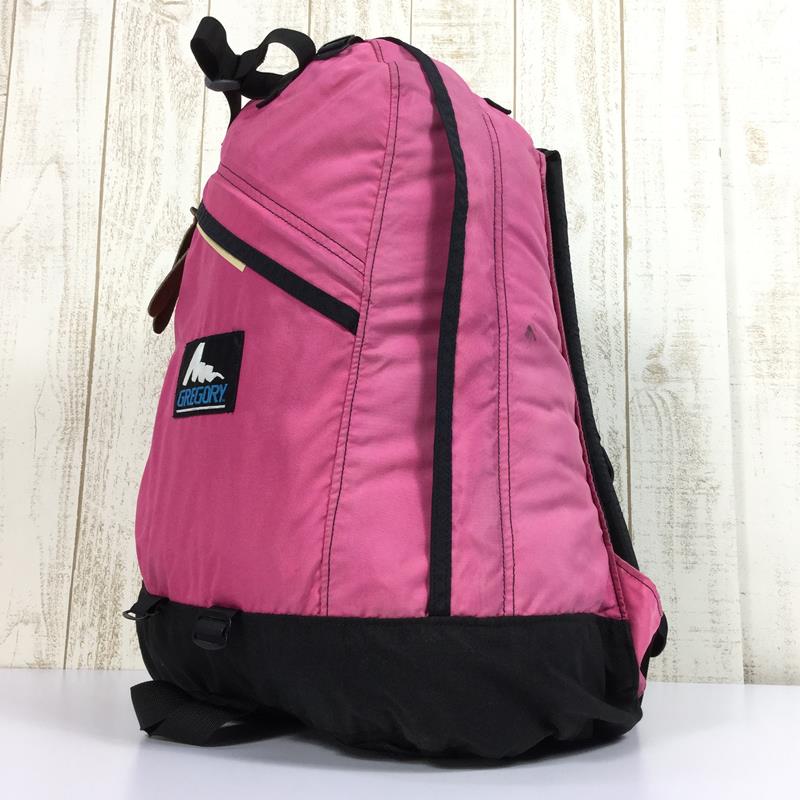 [One Size Pink] Gregory Classic Daypack 26L Fuchsia Blue Tag Old Tag Made in USA Backpack Hard to Find Fuchsia / Blue Letter Tag Daypack Capacity [