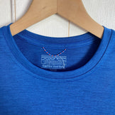 男士 XS 码海军蓝 Patagonia Capilene Cool Daily 衬衫，涤纶材质，短袖圆领，可作打底衫