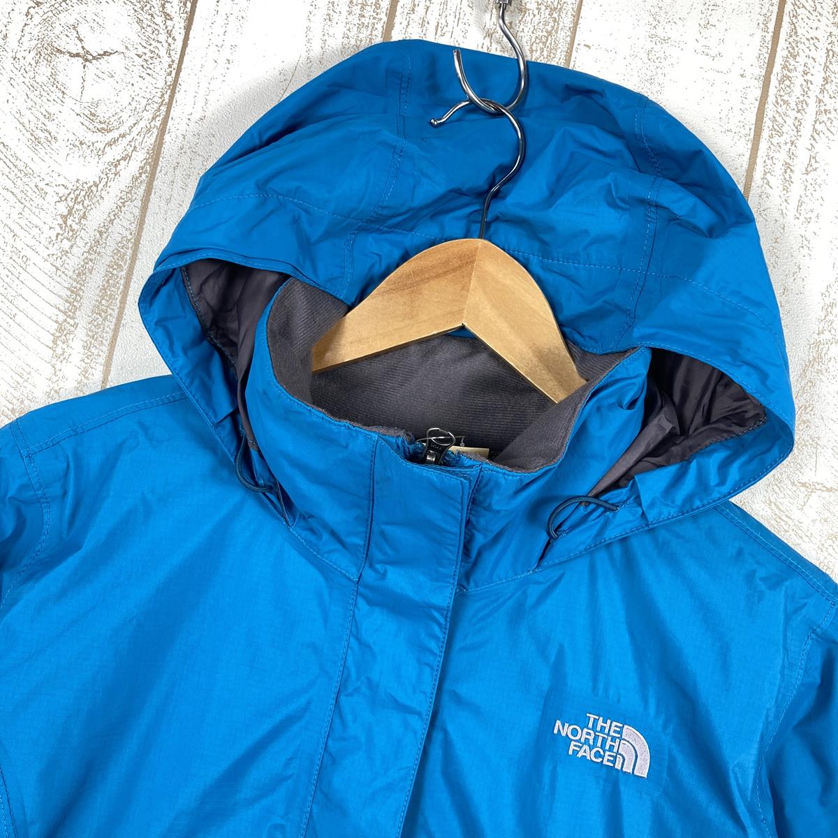 [女式 M 蓝色] The North Face Resolve 夹克雨衣 Hyvent2L 连帽衫 NPW01208 国际女式 Rain Shell Out