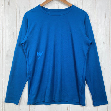 【Unisex M ブルー系】 Neutral Works（ニュートラル ワークス） ハヤチ / ロングスリーブクルー HAYACHI / LONG SLEEVE CREW ポリエステル ウェア トップス インナー シャツ ロングスリーブTシャツ クルーネック 化繊