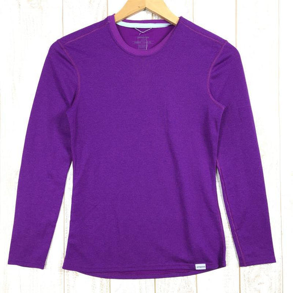 【Women's S パープル系】Patagonia ( パタゴニア ) キャプリーン 2 ライトウェイト クルー アジアフィット Capilene2 Lightweight Crew Asia Fit ロングスリーブ Tシャツ 44960 Asian Women's 化繊 ロングスリーブTシャツ クルーネック インナー シャツ トップス ウェア - 【公式】2ndGEAR（セカンドギア）Webショップ【登山用品・アウトドア用品専門 買取販売店】