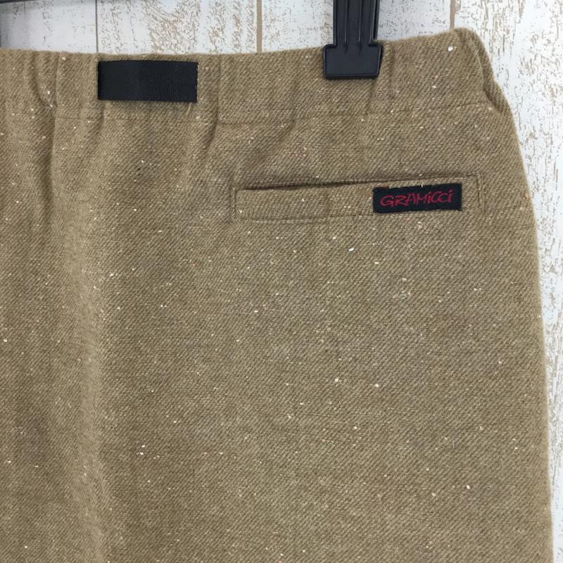 [Women's S Beige] Gramicci Wool G Skirt Wool Tweed A-line Skirt GLSK-12F002 Women's Skirt Bottoms Wear