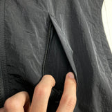 Men's XXL Black Acut Back Pocket Vest, Hard to Find, Pre-order Limited Edition, Nylon Windshell Vest, z00054789