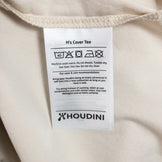 【Men's L ベージュ系】 Houdini ( フーディニ ) カバー ティー Cover Tee ポリエステル ウェア トップス インナー シャツ ロングスリーブTシャツ クルーネック 化繊 z00050316 化繊 ショートスリーブTシャツ クルーネック - 【公式】2ndGEAR（セカンドギア）Webショップ【登山用品・アウトドア用品専門 買取販売店】