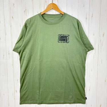 [Men's XL Green] Mountain Hardwear Happy Trails Short Sleeve OM6911 022 z00056038 022 Synthetic Short Sleeve T-Shirt