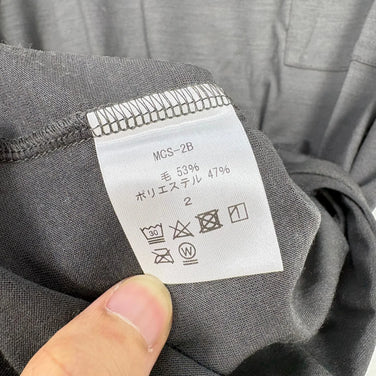 [Unisex 2 Gray] Rosemary Wool Hiker Tee MCS-2B GRY z00058296 GRY Wool Short-Sleeve T-Shirt Crew Neck Inner Shirt Top Wear