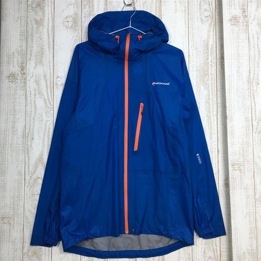 【男款S蓝色】Montane Minimus Grand Tour Jacket Minimus Grand Tour Jacket 2.5层Pertex Shield+防雨壳连帽衫 GMMGTJC International M