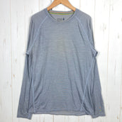【Men's S グレー系】 Smartwool ( スマートウール ) メリノ 150 ベースレイヤー パターン ロングスリーブ Merino 150 Baselayer Pattern Long Sleeve ウール ウェア トップス インナー シャツ ロング